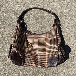 Chaps plaid purse